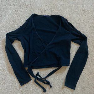 Brandy Melville Front Tie Longsleeve